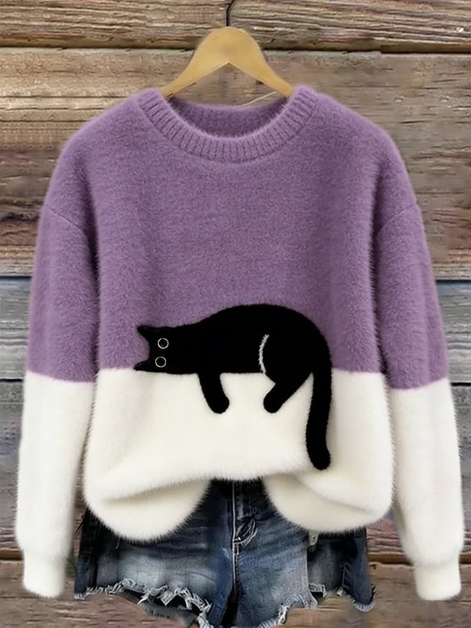 Luna Cat Knit Sweater
