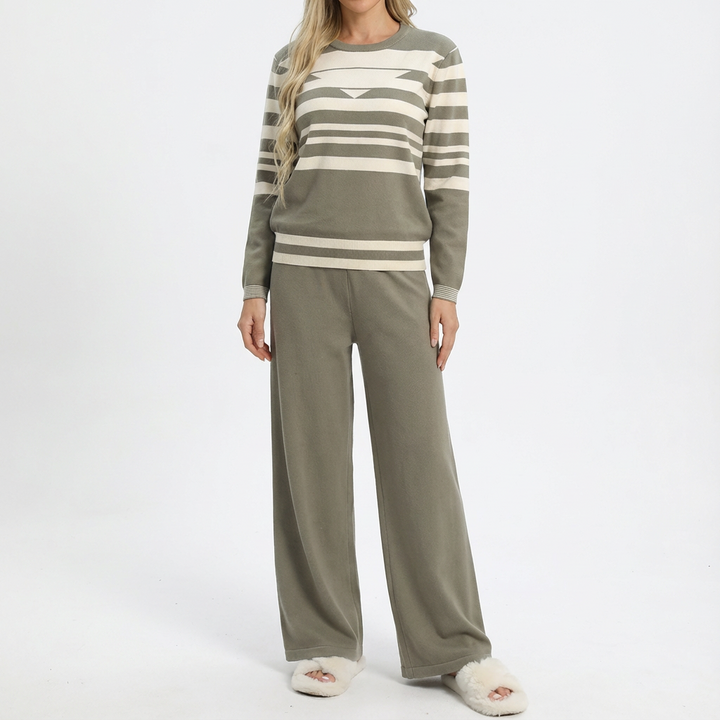 Soren Stripe Lounge Set