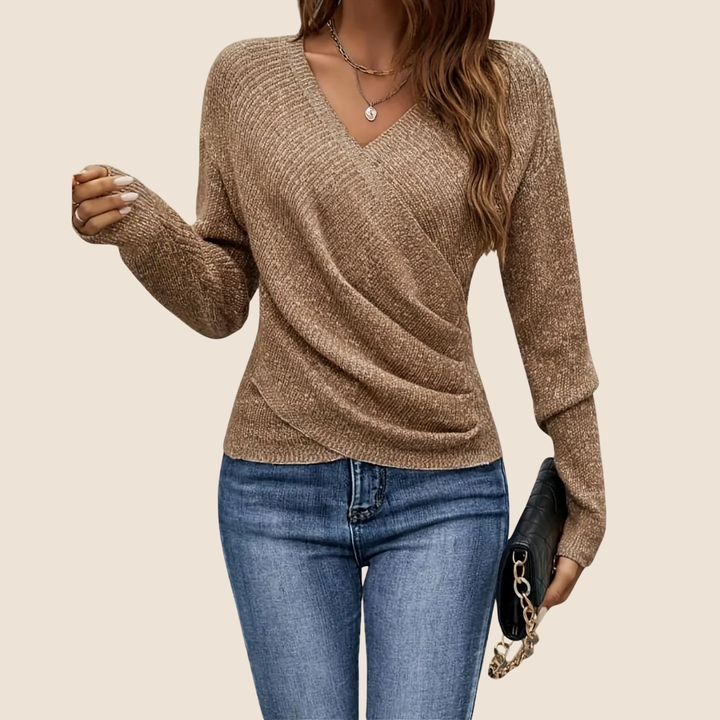 Sienna Wrap Knit Sweater