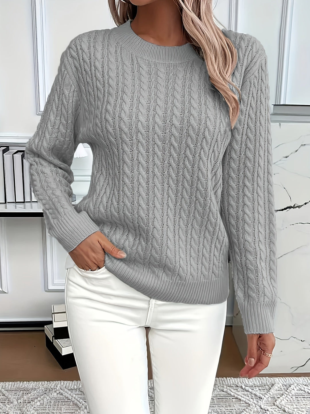 Clara Cable Knit Sweater