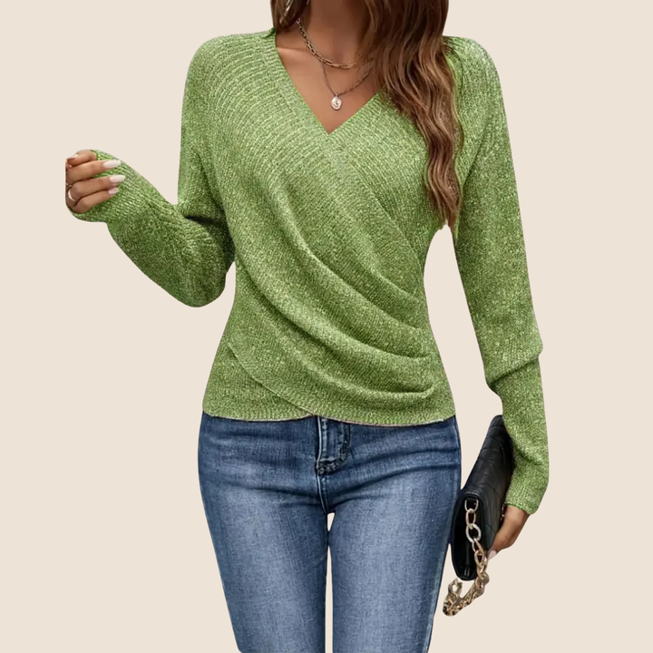 Sienna Wrap Knit Sweater