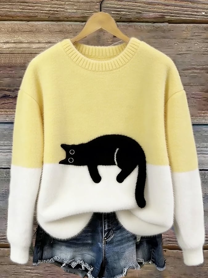 Luna Cat Knit Sweater