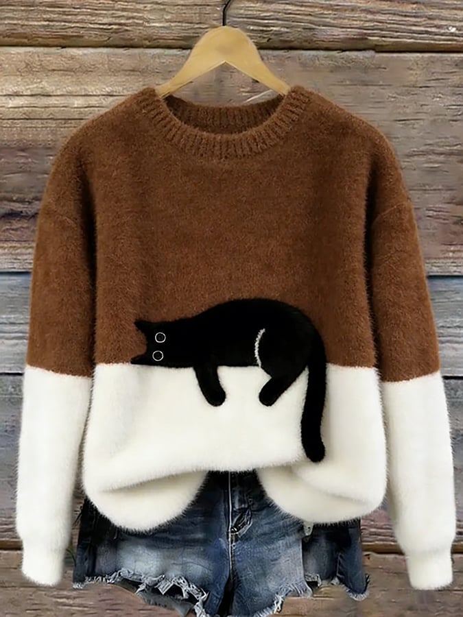 Luna Cat Knit Sweater