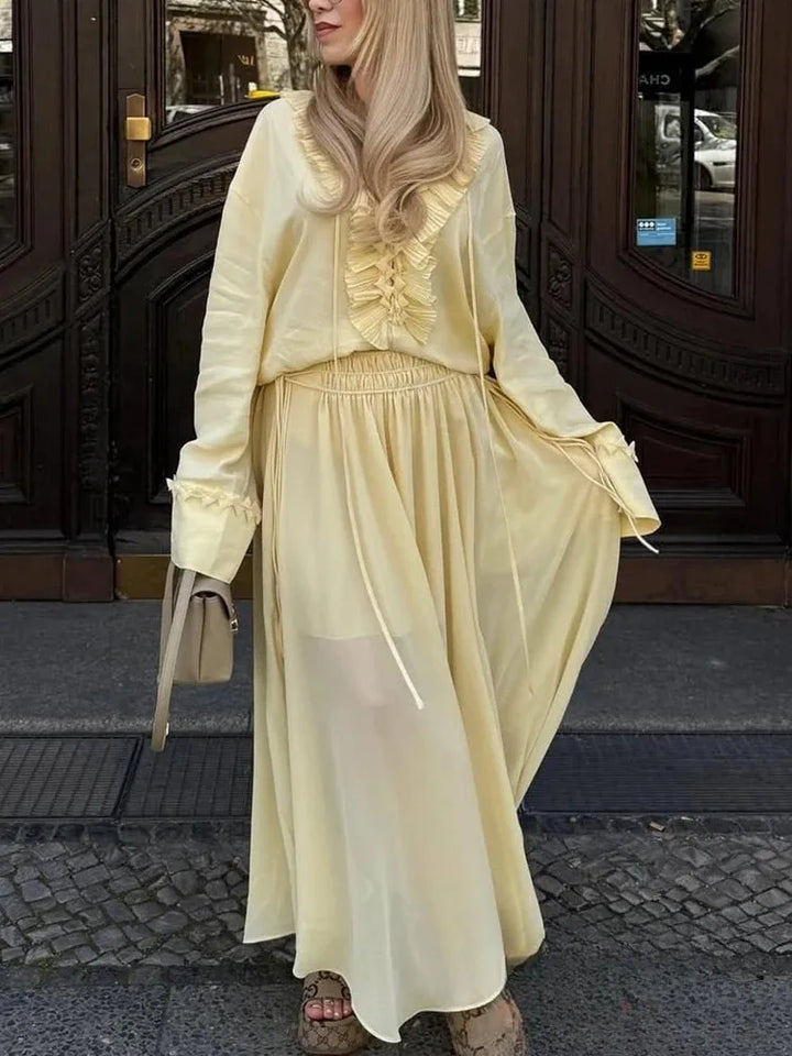 The Marigold Lace Blouse