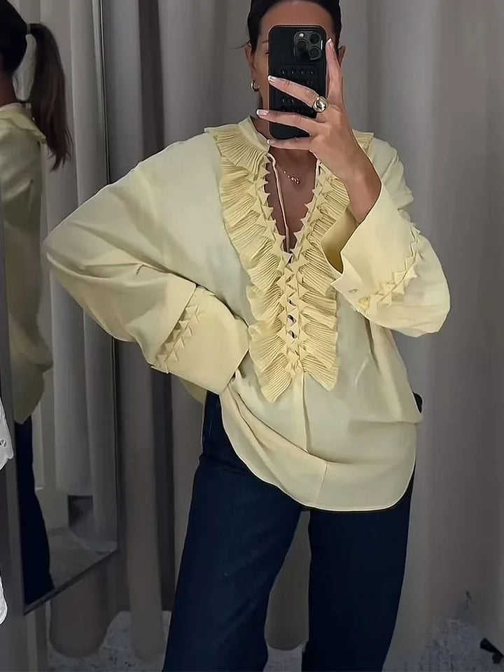 The Marigold Lace Blouse