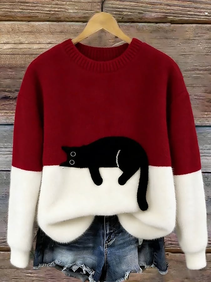 Luna Cat Knit Sweater