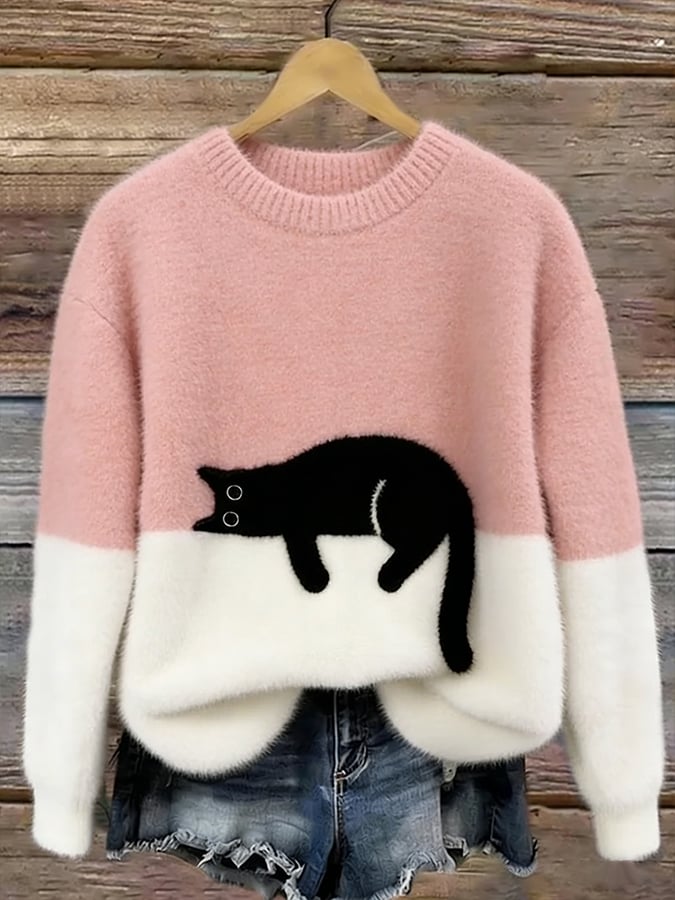 Luna Cat Knit Sweater