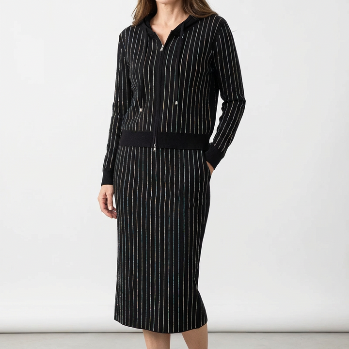 Sorella Striped Knit Lounge Set