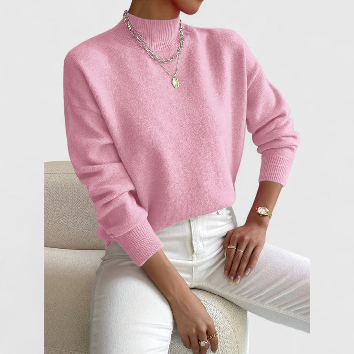 Avery Soft Mock Neck Sweater