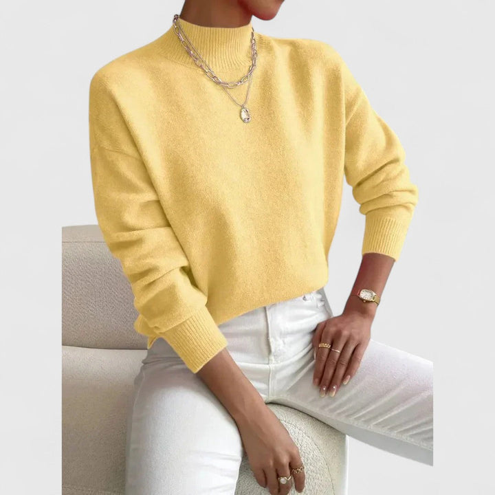 Avery Soft Mock Neck Sweater