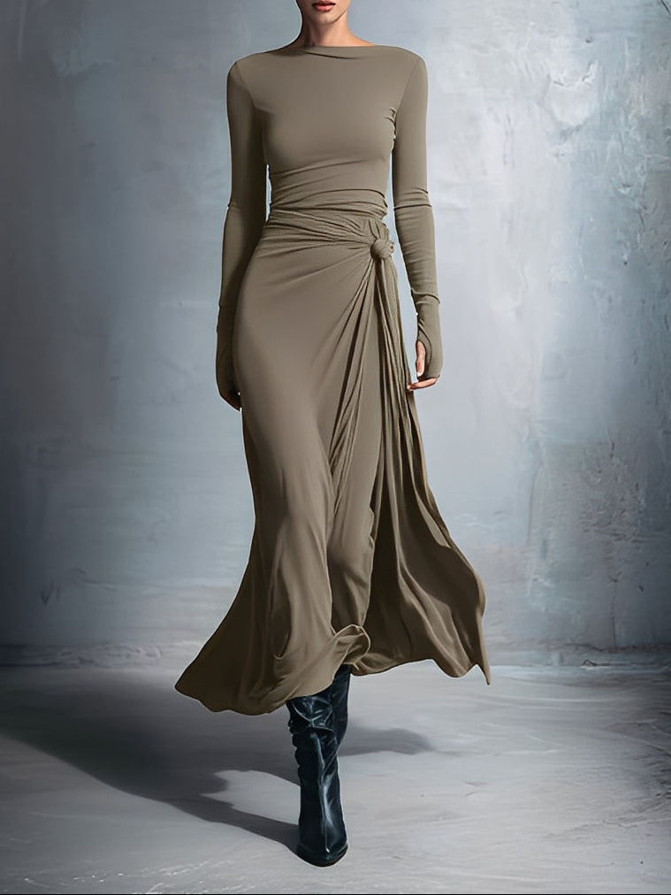 Aurelia Drape Maxi Dress
